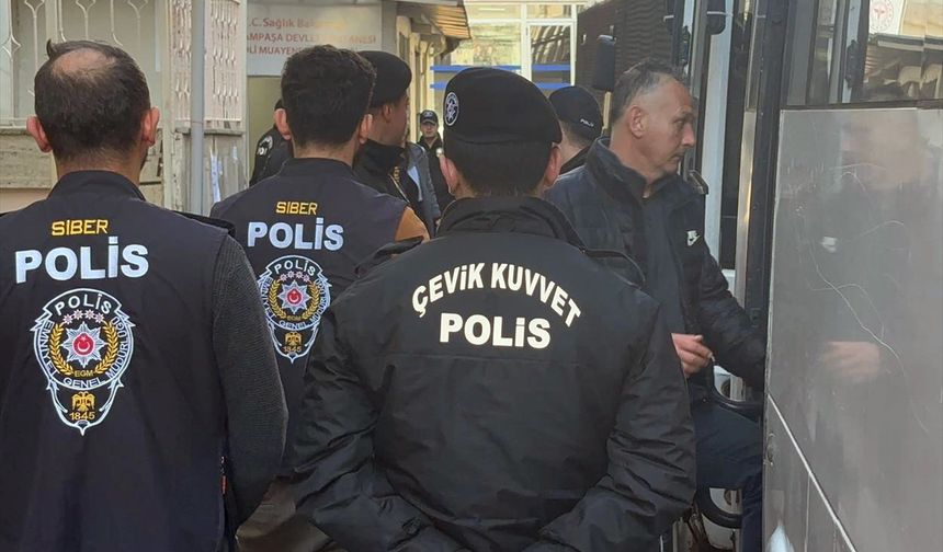 'Futbolda bahis' soruşturması kapsamında gözaltına alınan 38 şüpheli sağlık kontrolünden geçirildi