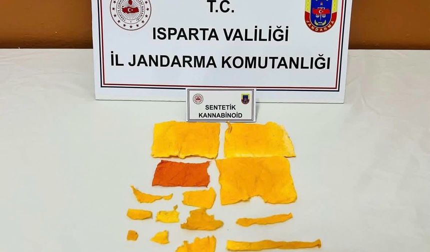 Isparta'da uyuşturucu operasyonunda yakalanan zanlı tutuklandı