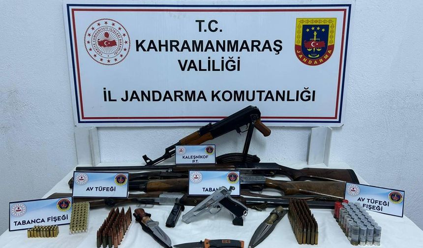 Kahramanmaraş'ta silah kaçakçılığı operasyonunda yakalanan 1 zanlı tutuklandı