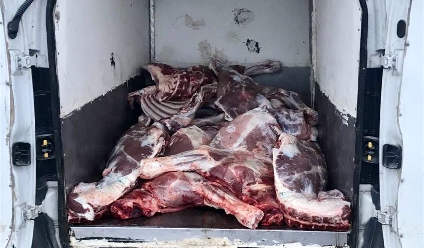 Kırşehir'de 6,1 ton kaçak ve bozulmuş hayvansal ürün ele geçirildi