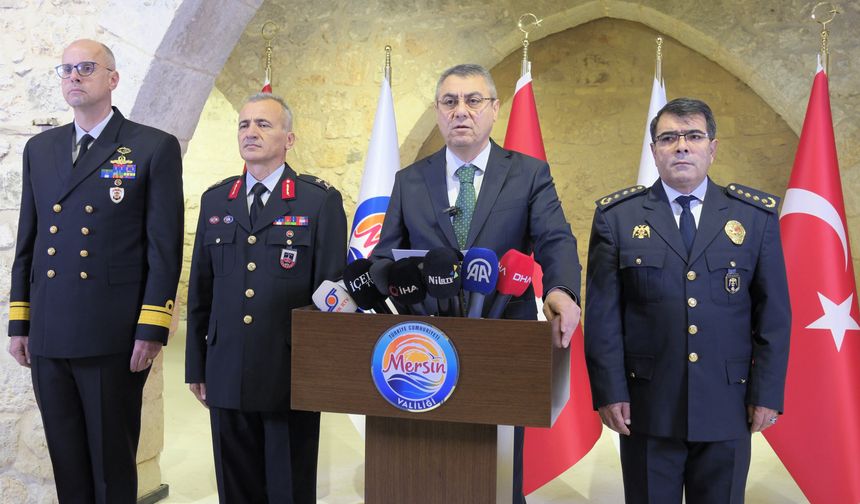 Mersin Valisi Toros, 11 aylık asayiş verilerini değerlendirdi: