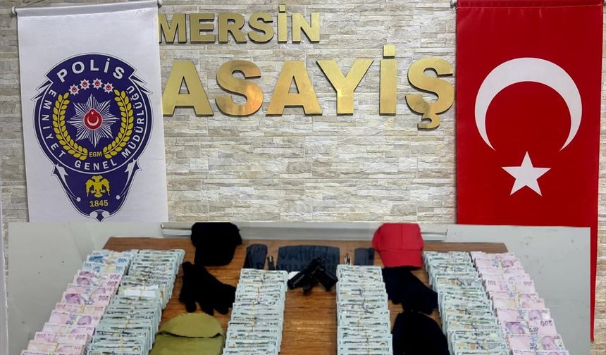 Mersin'de çalıştığı iş yerine 'yağma' süsü veren personel ve 2 şüpheliye gözaltı
