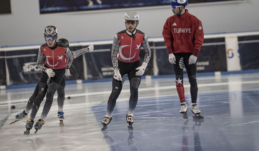 Milli sürat patenciler Furkan ve Denis, kış olimpiyatlarında Türkiye'yi temsil edecek