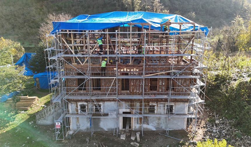 Ordu'daki 18 odalı Cevat Bey Konağı turizme kazandırılıyor
