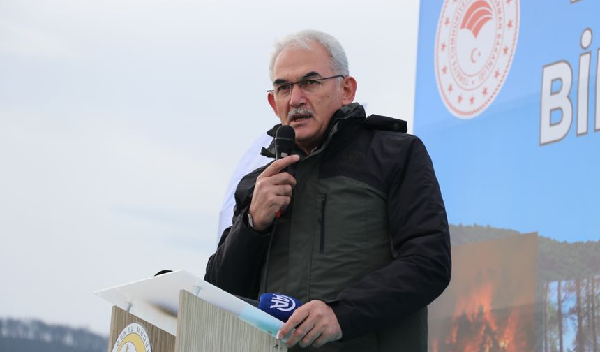 Orman Genel Müdürü Karacabey, Bursa'da gazetecilere açıklamada bulundu: