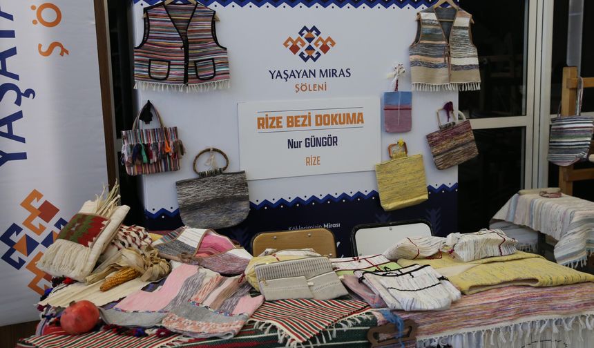 Rize'de 'Yaşayan Miras Şöleni' başladı