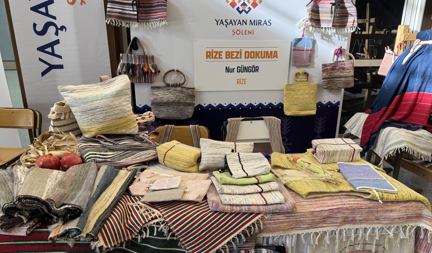 Rize'de 'Yaşayan Miras Şöleni' sona erdi