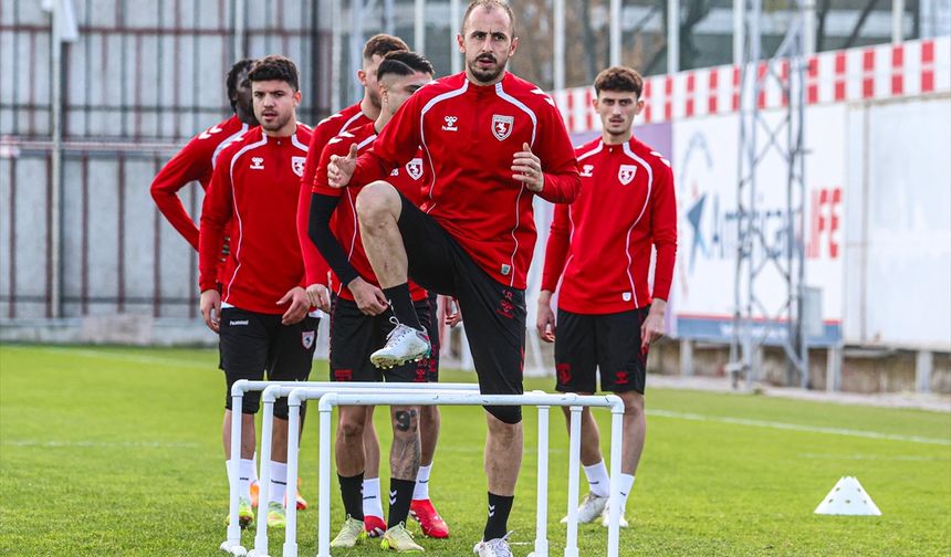 Samsunspor, Galatasaray maçının hazırlıklarını sürdürdü