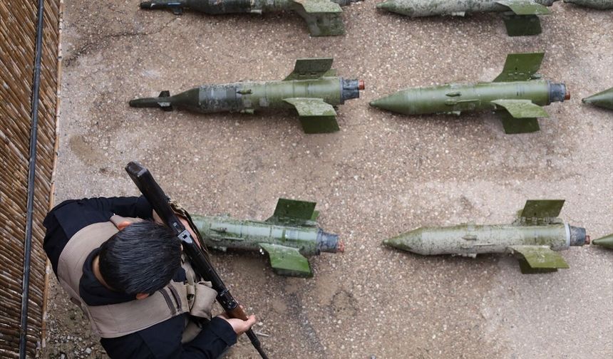 Suriye'nin Dera ilinde 46 adet tanksavar füzesi ele geçirildi