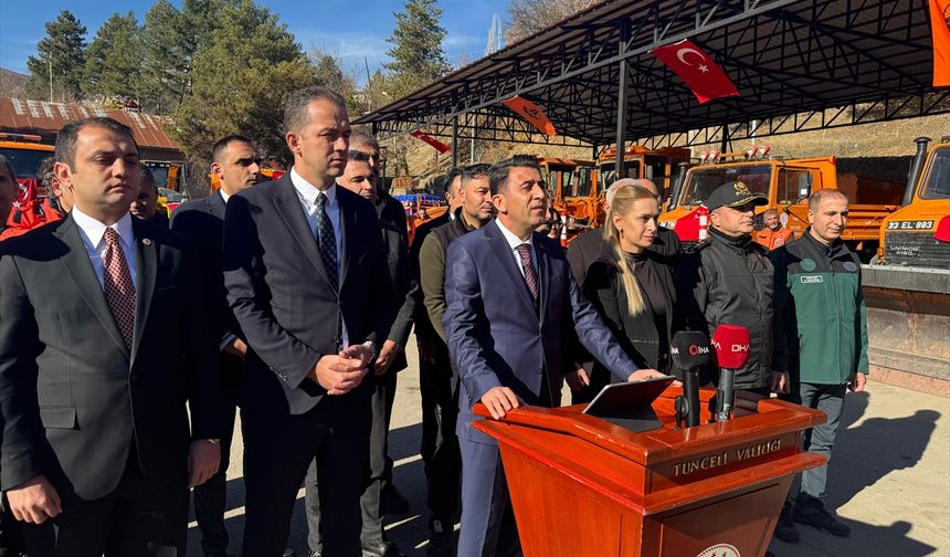 Tunceli Valisi Aygöl, kentte alınan kış tedbirlerini anlattı: