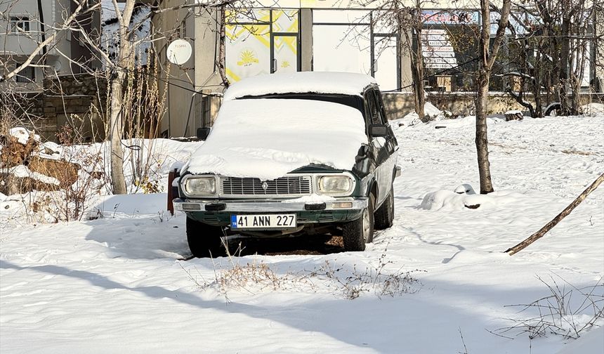 Van ve Bitlis'te 70 yerleşim yerinin yolu kardan kapandı