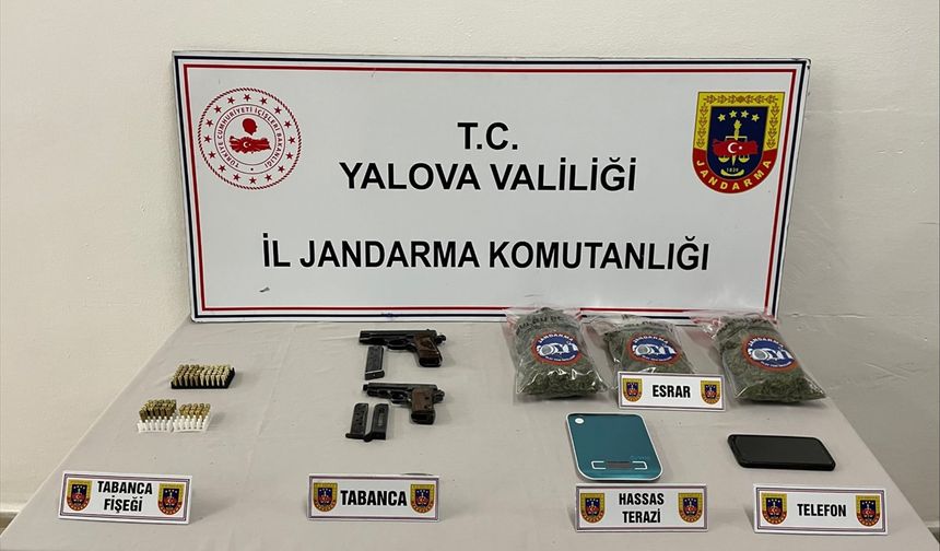 Yalova'da uyuşturucu operasyonunda yakalanan zanlı tutuklandı