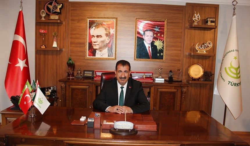 TÜRKYED Başkanı Çelik: 'Genel Tarım Sayımı gıda ve tarım politikalarının doğru bir şekilde planlanabilmesi açısından bir mecburiyettir'