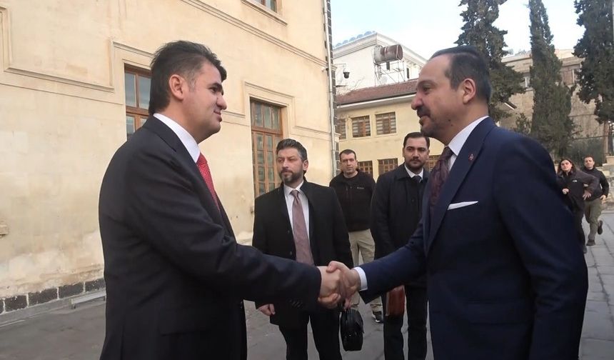 AK Parti heyetinden Suriye ziyareti öncesi Vali Kalaylı'ya ziyaret