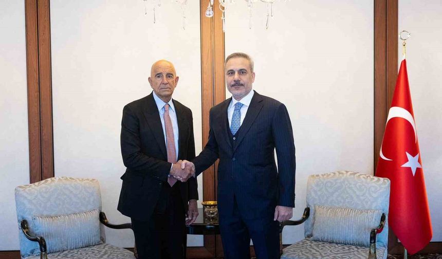 Bakan Fidan, ABD Suriye Temsilcisi Barrack'ı kabul etti