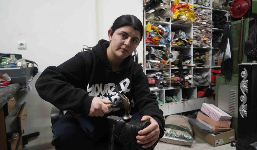 Erkek egemen mesleğe kadın eli değdi