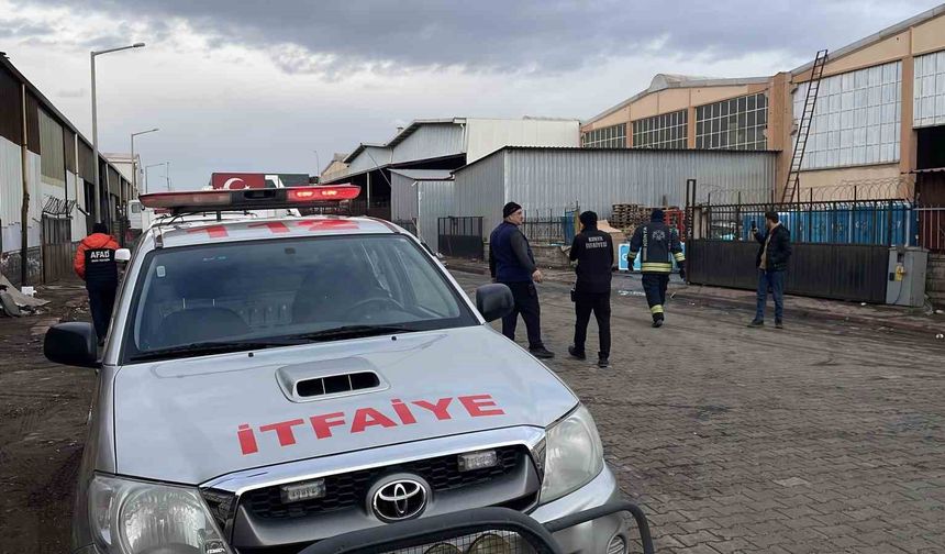 Konya'da dondurma deposunda amonyak gazı sızıntısı: 1 işçi hastaneye kaldırıldı
