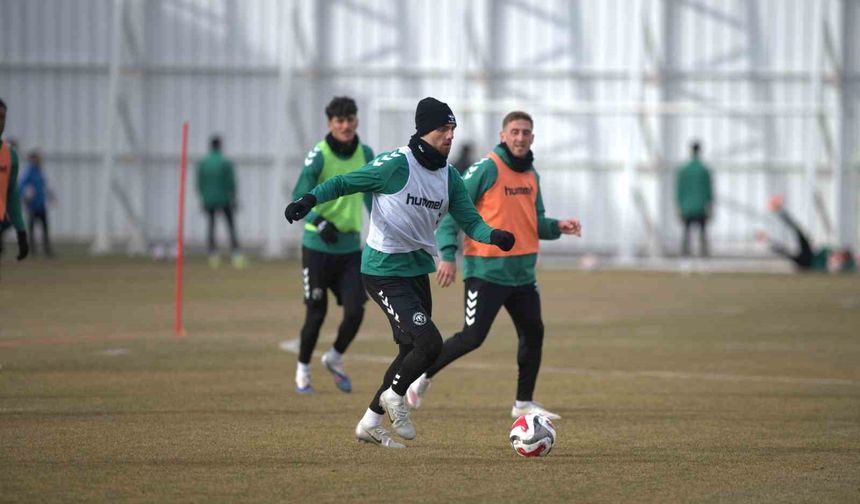 Konyaspor, Beşiktaş maçının hazırlıklarına başladı