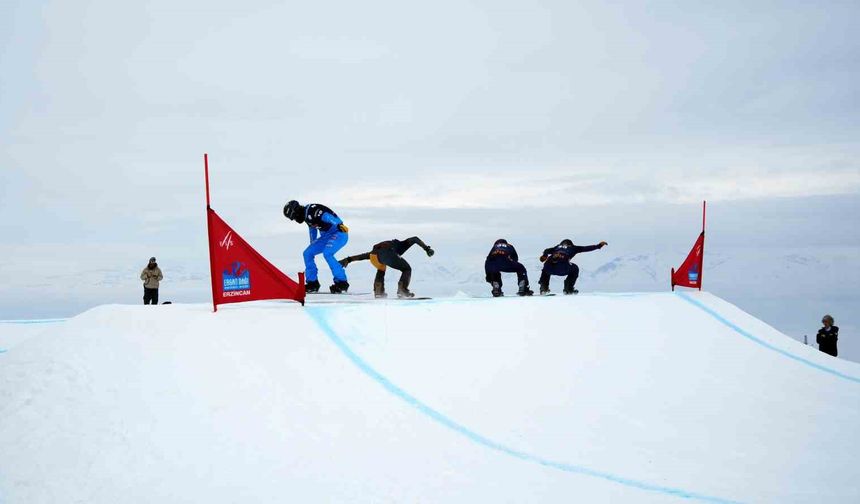 Snowboard'un yıldızları Ergan Dağı'nda buluştu