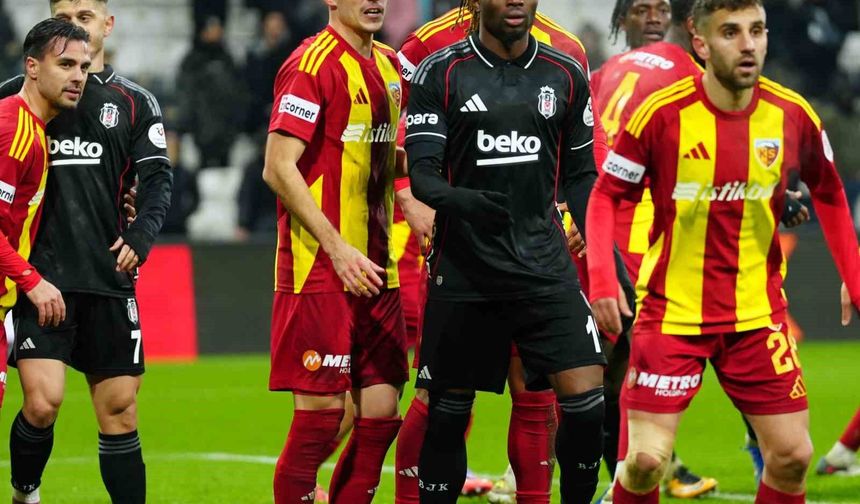 Trendyol Süper Lig: Beşiktaş: 1 - Kayserispor: 0 (Maç sonucu)