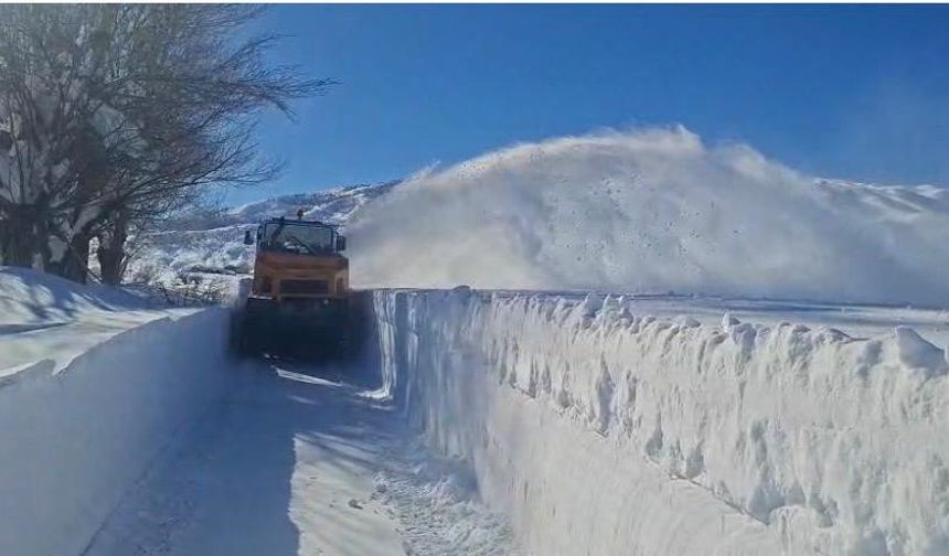 Tunceli'de 113 köy yolu ulaşıma kapalı