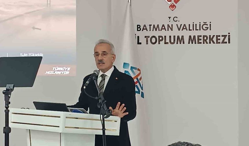 Ulaştırma ve Altyapı Bakanı Uraloğlu: 'Terörü bitirmek üzere çok önemli bir sürecin kritik bir aşamasındayız'
