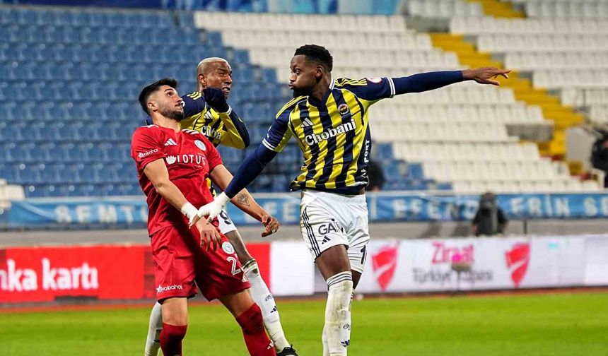 Ziraat Türkiye Kupası: Beyoğlu Yeni Çarşı: 0 - Fenerbahçe: 1 (Maç sonucu)