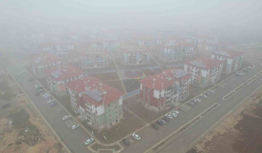 Adıyaman'da sis etkili oldu