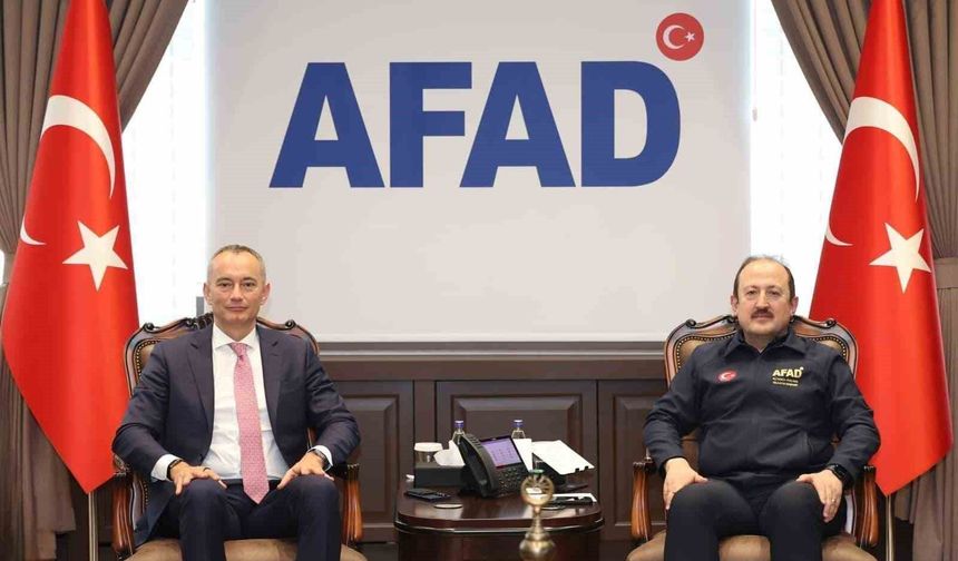 AFAD Başkanı Pehlivan, Gazze Barış Kurulu Yüksek Temsilcisi Mladenov'u kabul etti