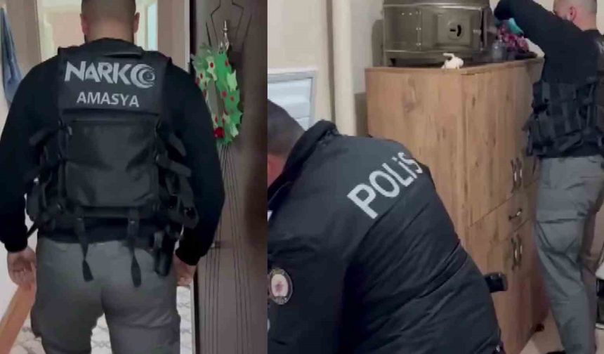 Amasya'da uyuşturucu operasyonu: 11 tutuklama
