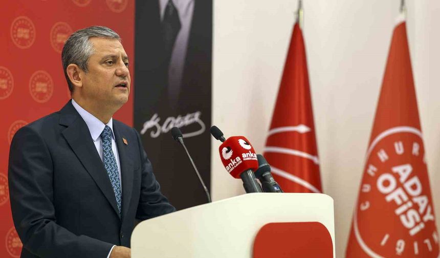 CHP Genel Başkanı Özel: 'Borçların yapılandırılması hayati bir gereklilik haline gelmiştir'