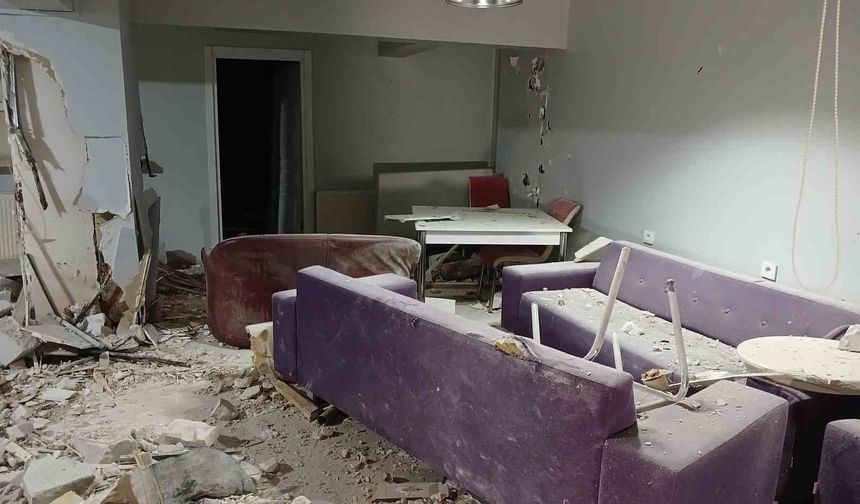 Kız yurdunda korkutan patlama: Öğrenciler otele yerleştirildi