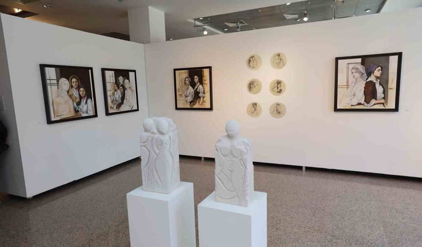 Küçükçekmece'de Zemin ve iz derindeki ses' sergisi açıldı