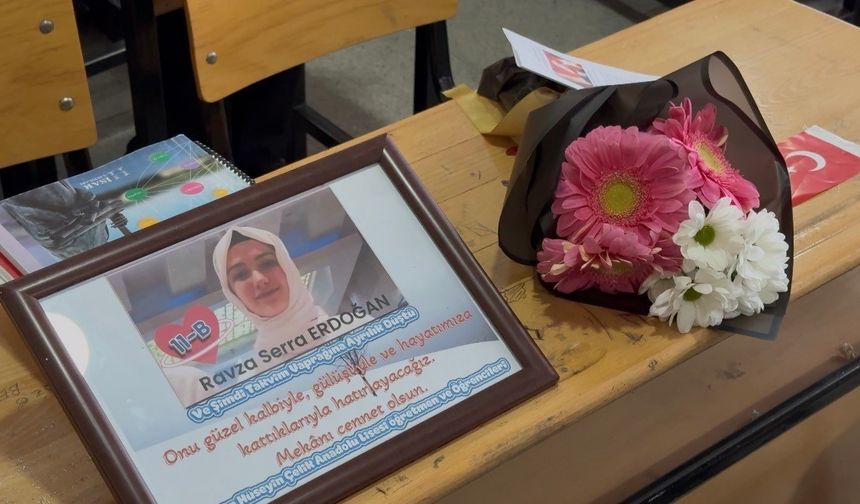 Kutsal topraklarda hayatını kaybeden öğrenci için anma programı