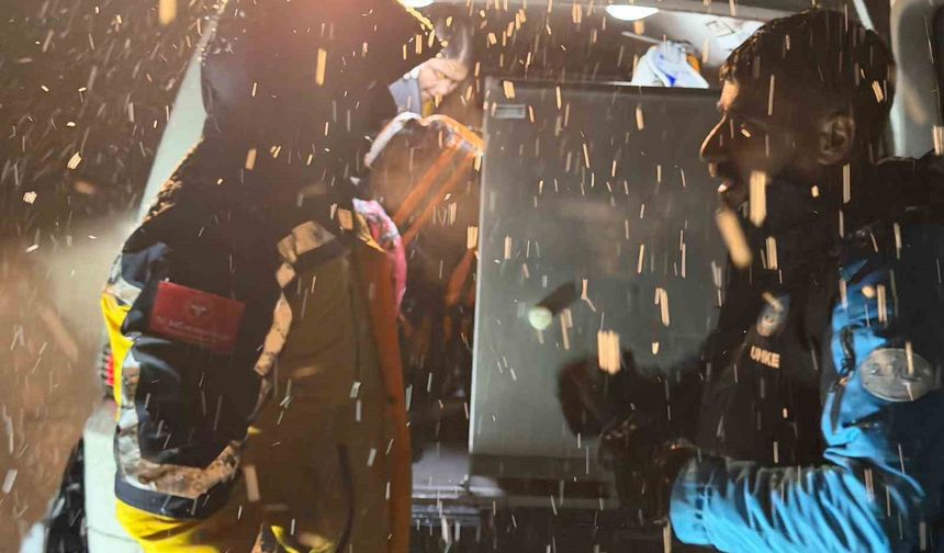 Ovacık'ta hayat kurtaran müdahale