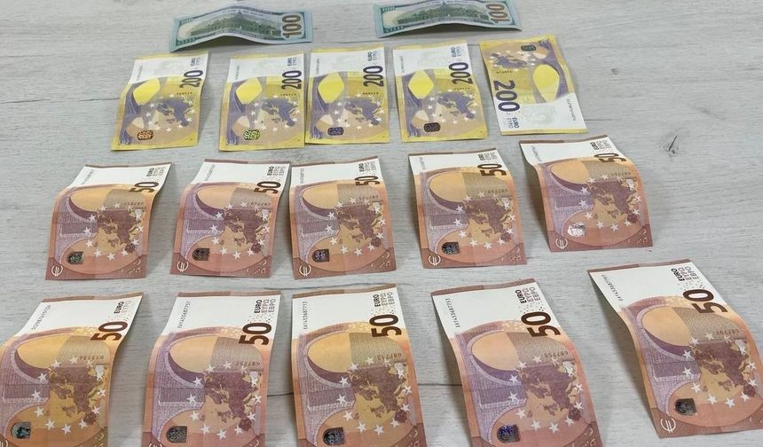 Sınırda sahte Euro ele geçirildi, Bulgar sürücü gözaltında