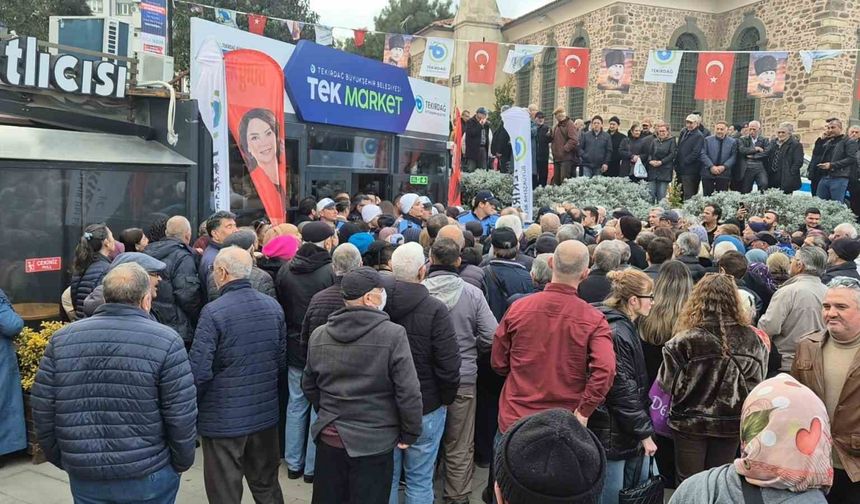 Tekirdağ'da ucuz et hamlesi: 650 TL'ye kıyma, 700 TL'ye kuşbaşı