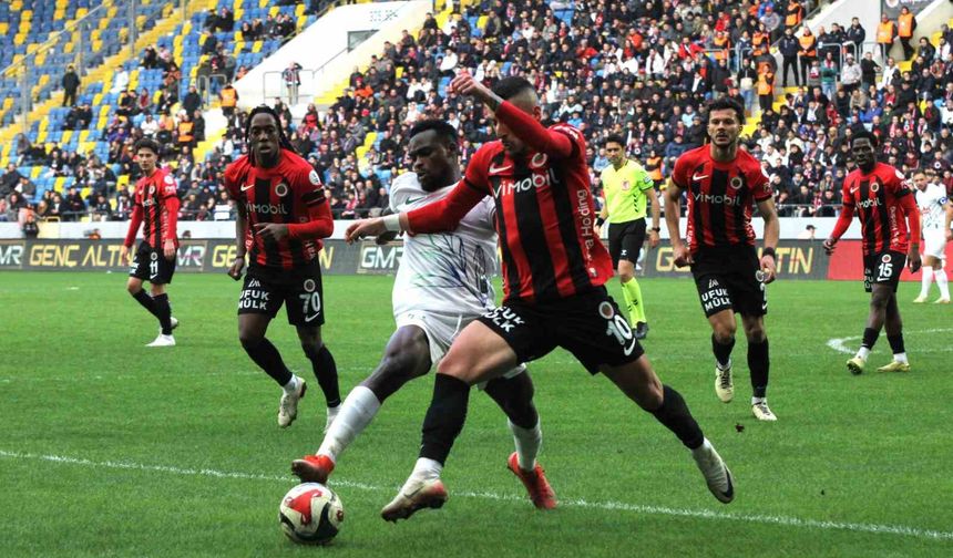 Trendyol Süper Lig: Gençlerbirliği: 2 - Çaykur Rizespor: 2 (Maç sonucu)