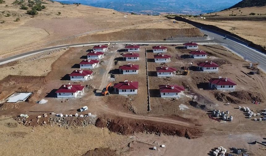 Tunceli'de deprem sonrası konut süreci hız kazandı