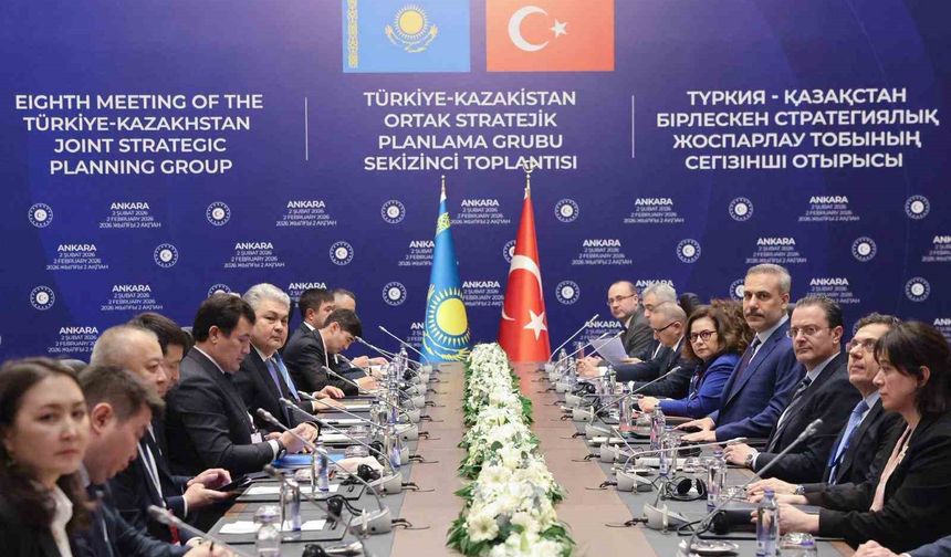 Türkiye-Kazakistan Ortak Stratejik Planlama Grubu 8. Toplantısı başladı