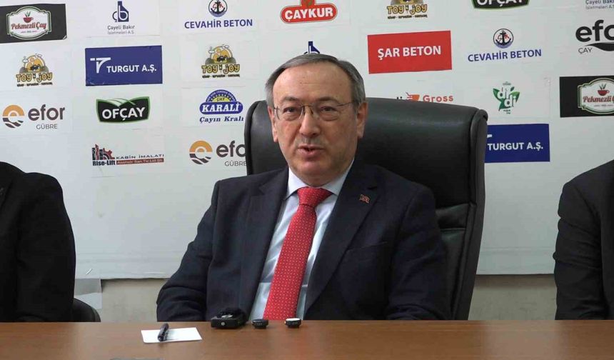 Yusuf Ziya Alim: '2025 yılında 160 bin ton kuru çay olarak üretim yapıldı'