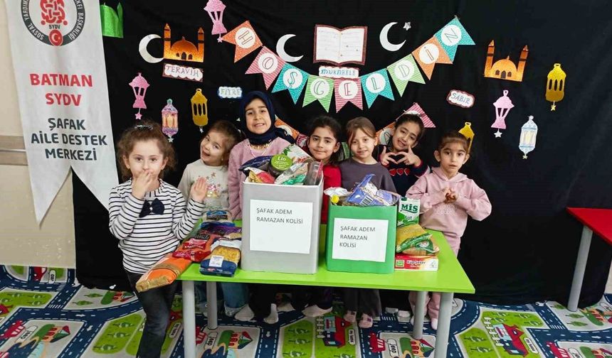 Miniklerden Büyük Dayanışma: ADEM’de Ramazan Kolileri Minik Ellerle Hazırlandı