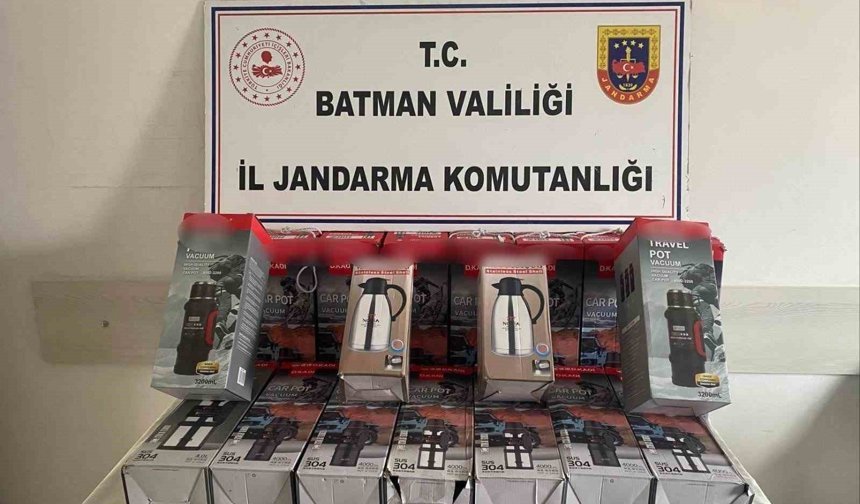 Batman’da jandarmadan kaçakçılık operasyonu