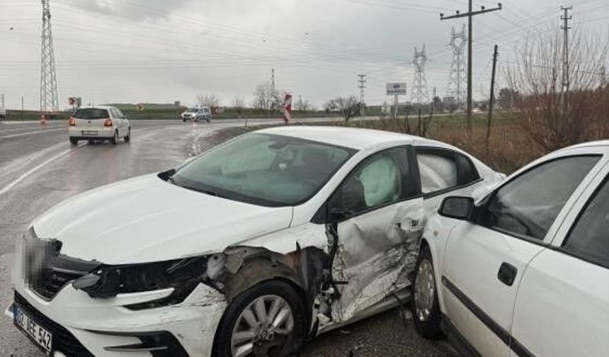 Adıyaman'da zincirleme kaza kamerada