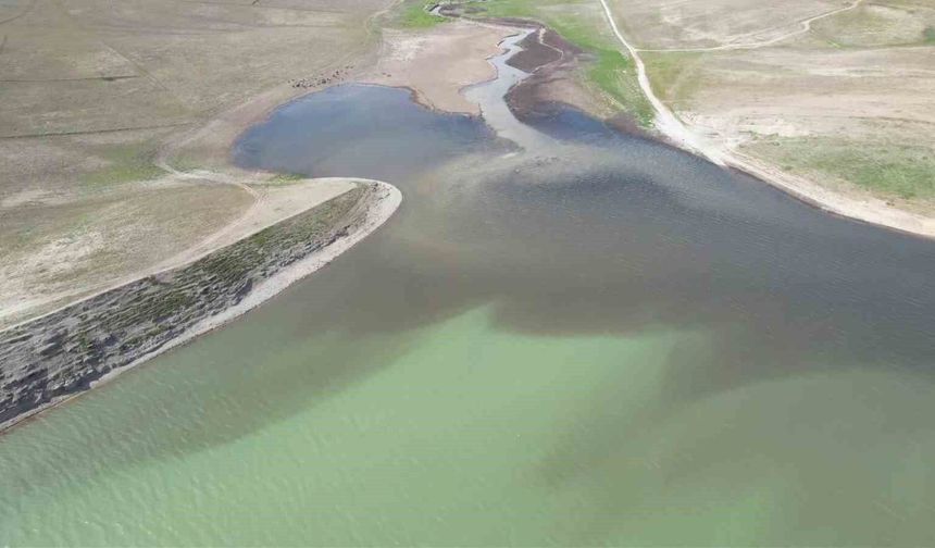 Adıyaman'ın kanalizasyon atığı Atatürk Barajı'nı siyaha bürüdü