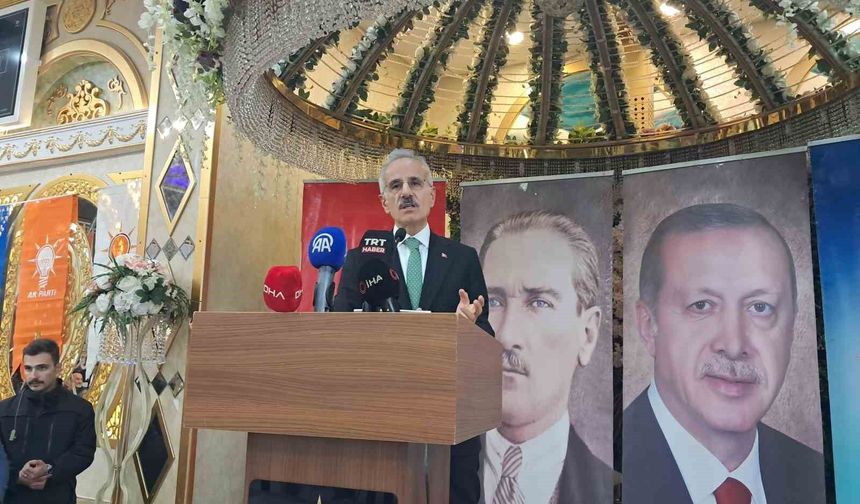 Bakan Uraloğlu: 'Türkiye'nin ulaşım ve iletişim altyapısına yaklaşık 355 milyar dolar yatırım gerçekleştirdik'