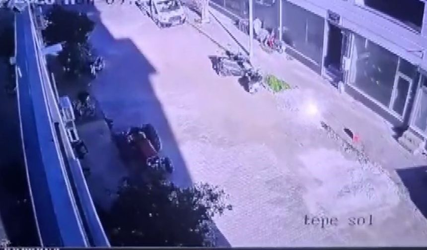 Buldan'daki 5.1'lik deprem ve artçı sarsıntılar güvenlik kamerasına yansıdı