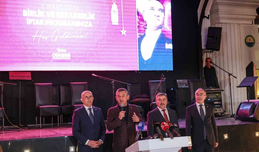 CHP Genel Başkanı Özel: 'Trump'ın kurduğu düzen, yeni dünya düzeni olamaz'