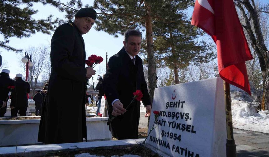 Erzurum Karskapı Şehitliğinde 111 yıllık hüzün ve coşku bir arada