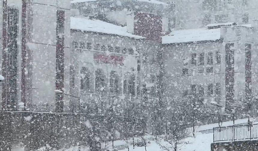 Hakkari ve Yüksekova'da eğitime kar engeli